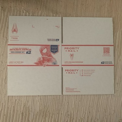 New The Amazing Spider Man 2 Priority Mail Medium Flat Rate Box Collectible 2014