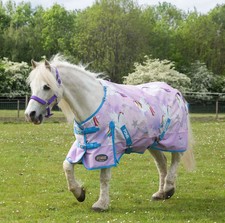TURNOUT RUG LITE WEIGHT GALLOP PONIE Pegacorn Duraproof Lightweight 0g No Fill