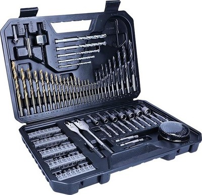 Bosch 103tlg. Bohrer- und Bit Set V-Line Titanium Box, für Holz Stein und Metall