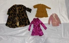 Lot Of 4 Vintage Barbie Doll Clothes Jackets And Coats Only
