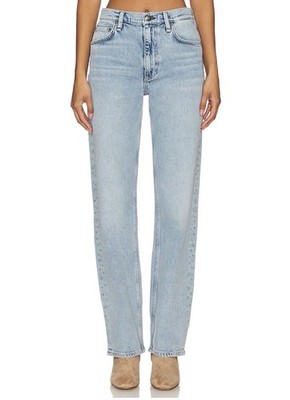 NWT Rag & Bone Harlow Mid-Rise Full Length Straight Jeans in Bloomfield Size 29