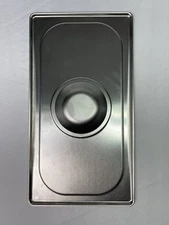 Volrath 1/3 Third Pan Lid Item 75130 Stainless Steel 