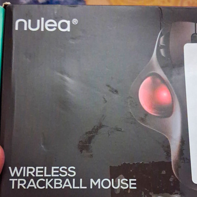 Nulea Wireless Bluetooth Optical Trackball Mouse 1600 DPI 6-Button M502