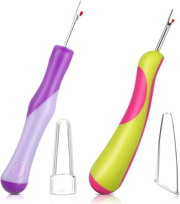 2PCS Sewing Seam Ripper, Sewing Stitch Ripper, Thread Removers Stitch Rippers wi