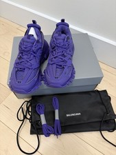 Image of Balenciaga Track Sneakers Purple Size 37 NWT Chunky Runner $1,050 Retail