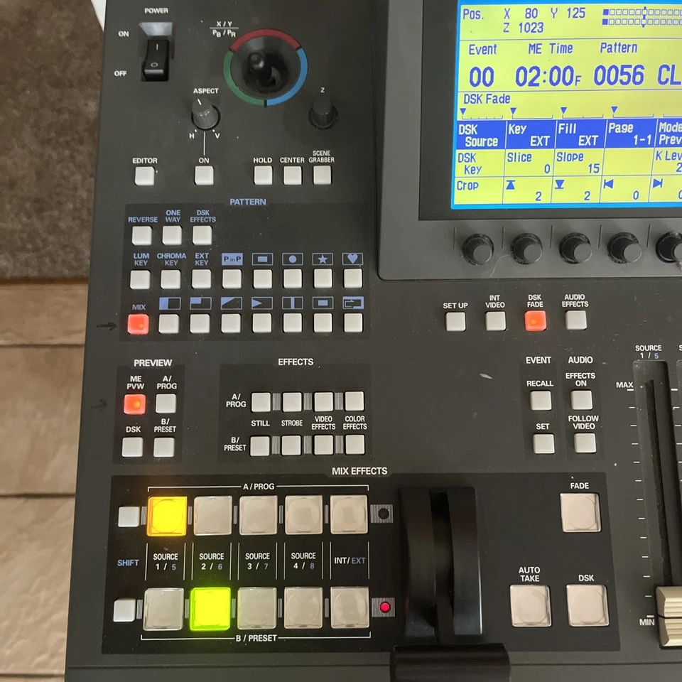 Panasonic AG-MX70P Digital Audio-Video Mixer 8-IN Video Switcher - NO Power Cord - Image 3 of 4