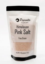 Himalayan Salt Pink-Fine Grain 1.0 Pound Kosher and Natural Certified Gourmet