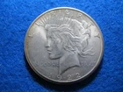 1922 S Peace Silver Dollar - Bit Hazy Bright Uncirculated
