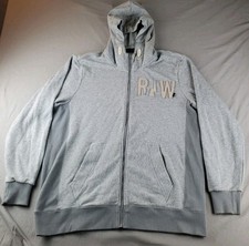 G-Star Raw Mens XXL Netrol Hooded Vest SW Long Sleeve Sweatshirts Streetwear