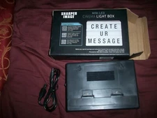 Sharper Image Mini Led Cinema Light Box REPLACEMENT UNIT ONLY no Letters, tested