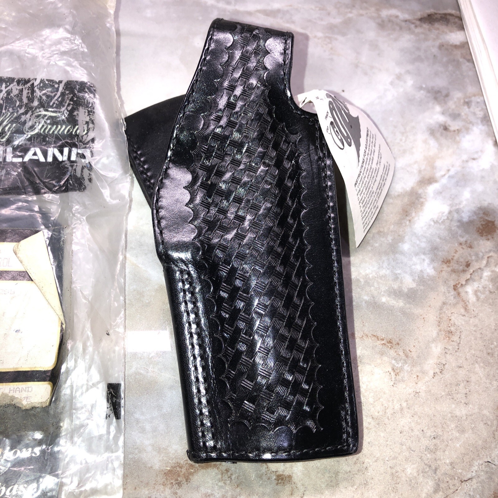 Safariland BLACK #254 LEATHER BW Holster BERETTA 92/925B Pistol RIGHT ...