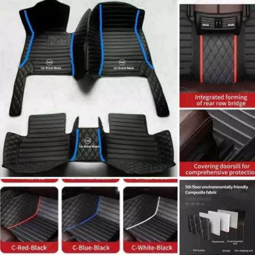 For Ford 1990-2025 Car Floor Mats Custom Pad All Weather Carpet Cargo Liner - Foto 13 di 34