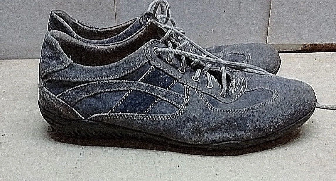 Vera Pelle Gray Leather Fashion Sneaker Lace Up Casual Driving Men