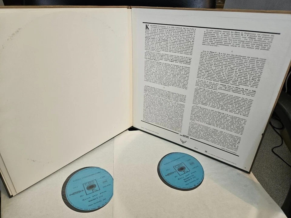 Stockhausen Complete Piano Music Piano Kontarsky CBS France S77209 2 LP SET ED1 - Bild 3 von 4