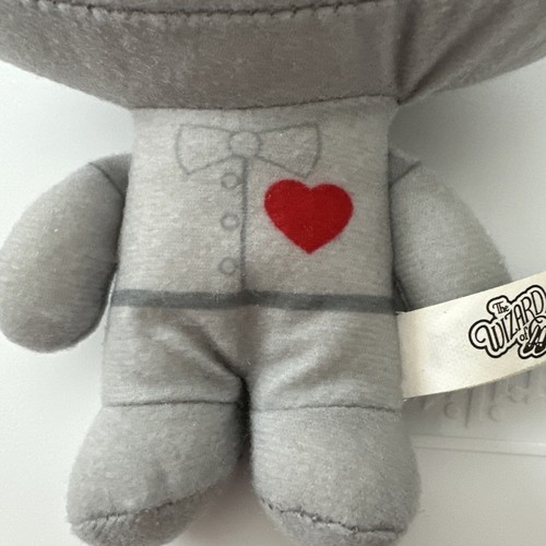 Wizard of Oz The Tin Man 8.5 Plush Chibi with Red Heart Stuffed Animal Toy Grey - Picture 3 of 7