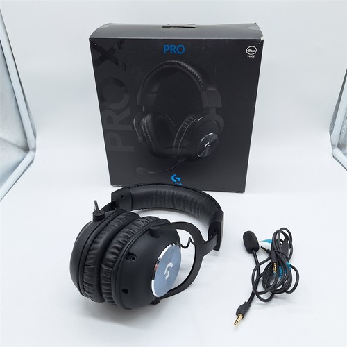 Logitech G Pro X Wired Gaming Headset: for PC, Xbox, PS5, PS4 - Black
