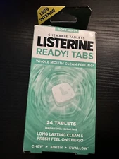 Listerine Ready Tabs Soft Mint Chewable Tablets 3pk (8 tablets Each/ 24 Total)