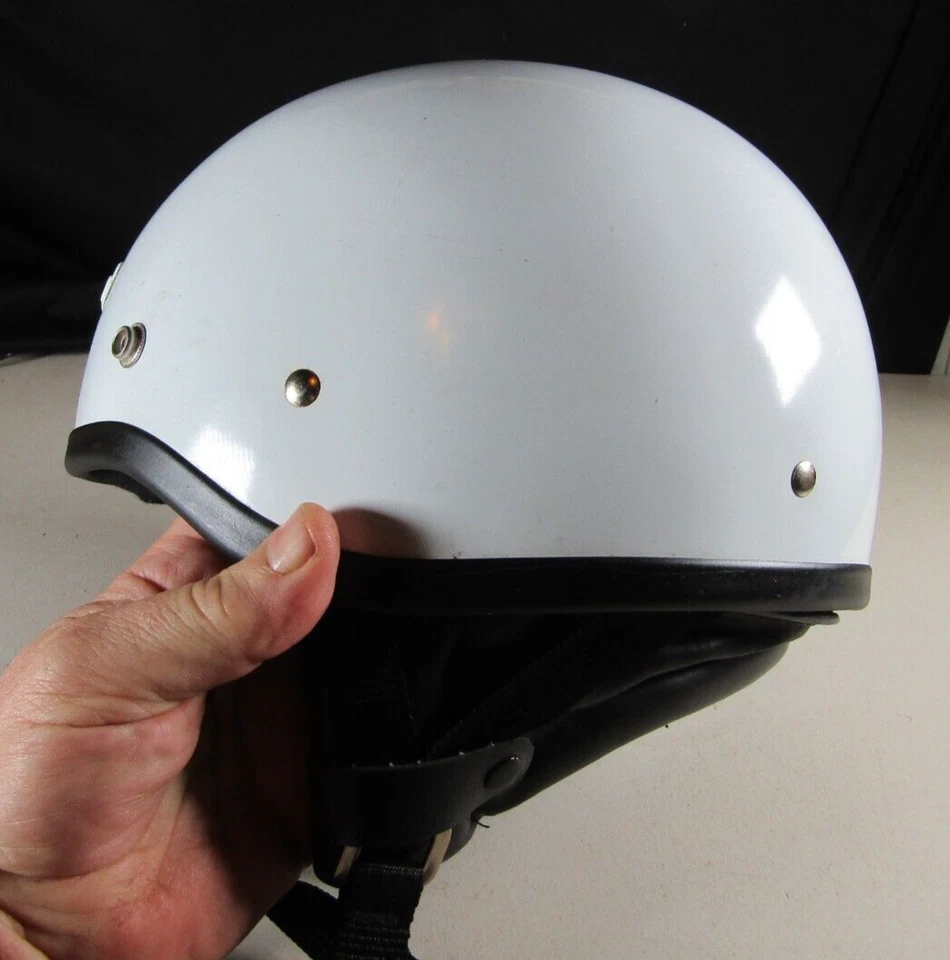 Casco THH Blanco Vintage 1/2 EE. UU. Para Hombre Xtra Pequeño con Ventilación Foto 2 de 4