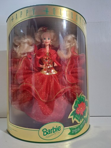 NIB Mattel 10824 Holiday Collection Barbie 1993 Special Edition 11.5" Doll - Picture 2 of 9