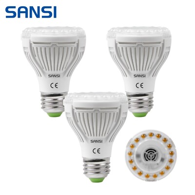 3X E27 Vollspektrum Grow LED Pflanzenlampe PAR20 10W=100W PflanzenBirne CE COC