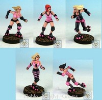 Impact Miniatures Roller Derby Mini Roller Derby Team - Glamour Pack Mint on sale Impact Miniatures Roller Derby Mini Roller Derby Team - Glamour Pack Mint on sale
