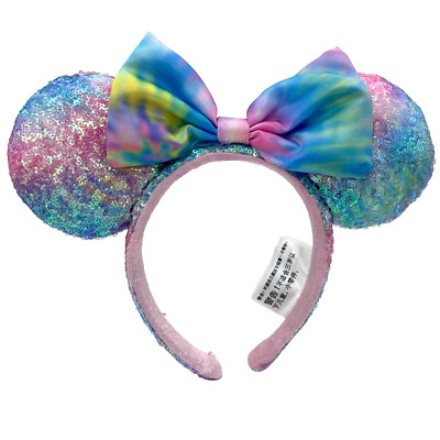 Disney Parks Rapunzel Cinderella Belle Sequin Loungefly Bow Minnie Ear Headband