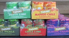 Twang 10 Pack 1.15Oz Salt Shakers - CHOOSE FLAVOR