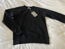 Everlane The Unisex French Terry Crew Sweatshirt Black Size XXS NWT