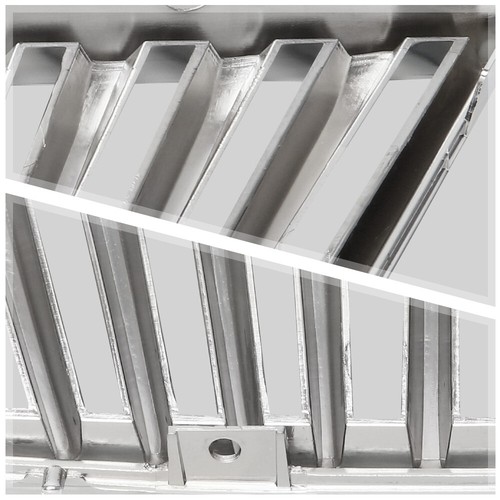 For 1999-2004 Ford Mustang{VERTICAL-BAR}Glossy Chrome Upper Bumper Grille Grill - Bild 3 von 4
