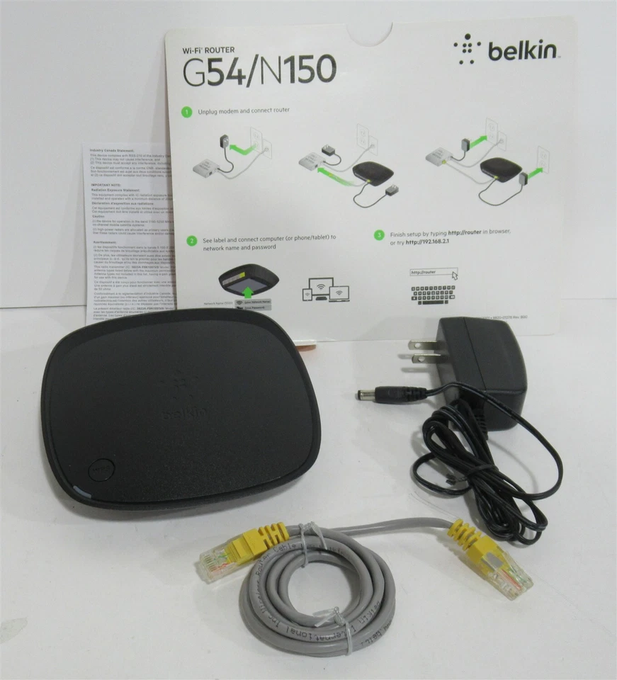 Belkin N150 150 Mbps 4-port 10/100 Wireless Wi-Fi Router - Image 3 of 4