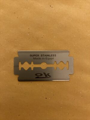 5 Double Edge Razor Blades, OK Super Stainless | eBay