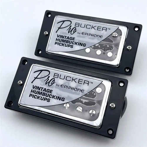 Epiphone Open ProBucker Alnico Classic HUMBUCKER Pickups Fit LP CHROME