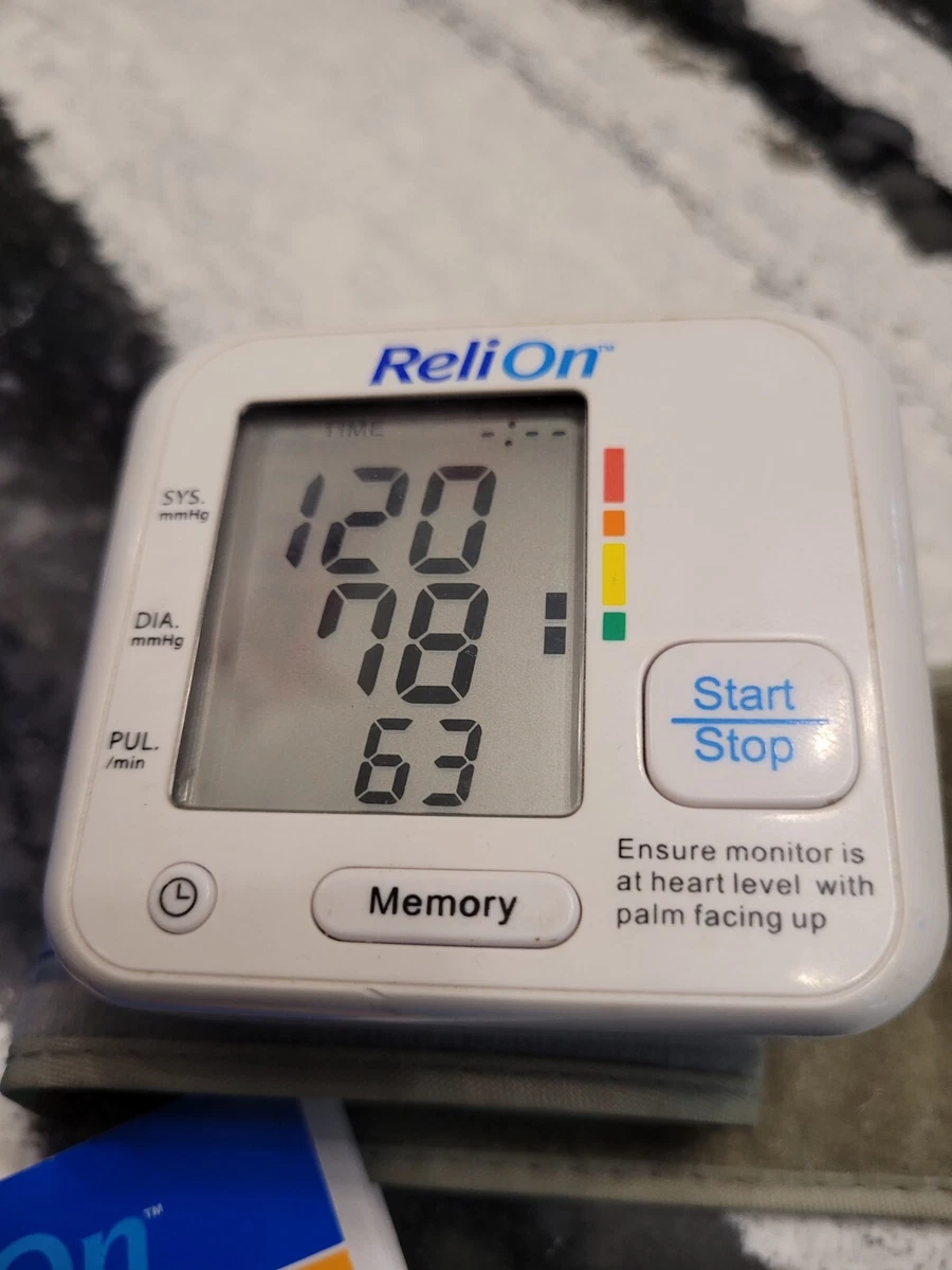 ReliOn BP200W Wrist Blood Pressure Monitor 