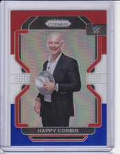 HAPPY CORBIN  ( RED WHITE BLUE PRIZM Card #148 ) 2022 WWE Panini Prizm
