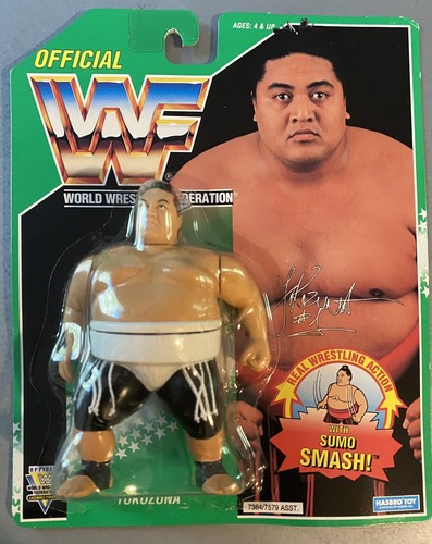1994 WWF Hasbro Yokozuna Rare Green Card Titan...