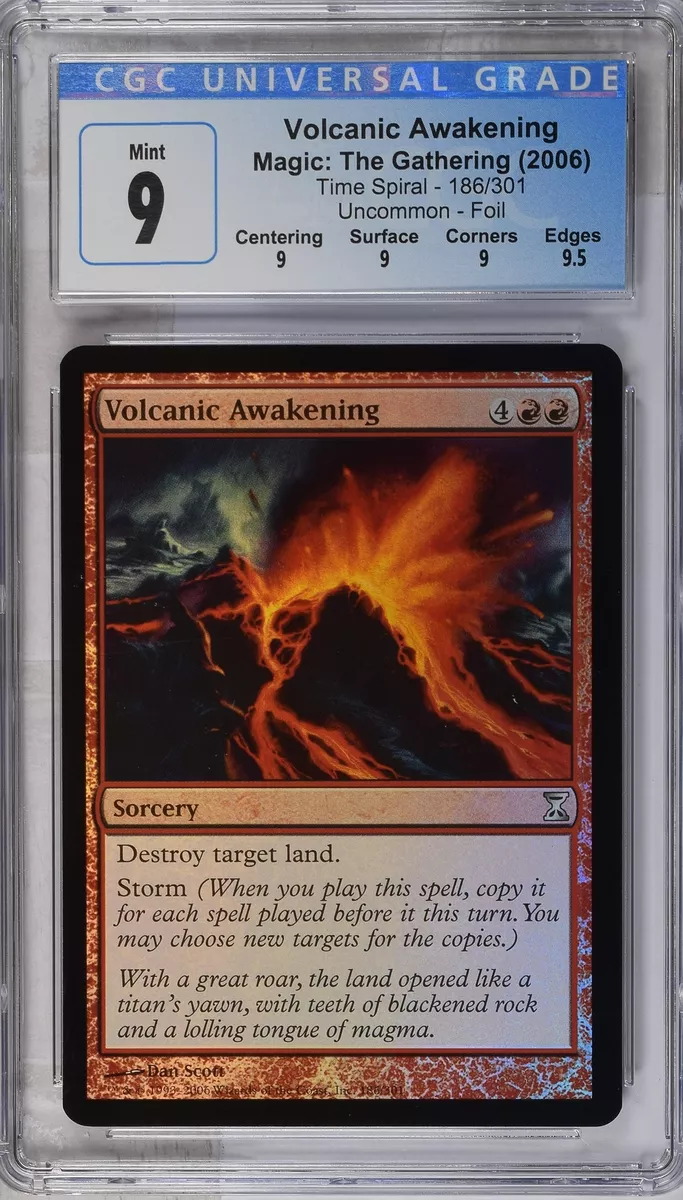 Magic the Gathering MTG Time Spiral VOLCANIC AWAKENING Foil