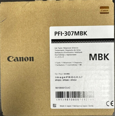 Canon PFI-307MBK (BLACK) Ink Cartridge