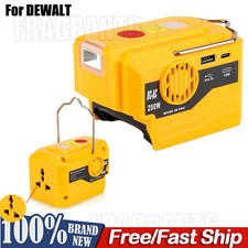 For Dewalt Battery Power Inverter DC 18-20V AC 120V/220V Dual USB Outdoor Camp