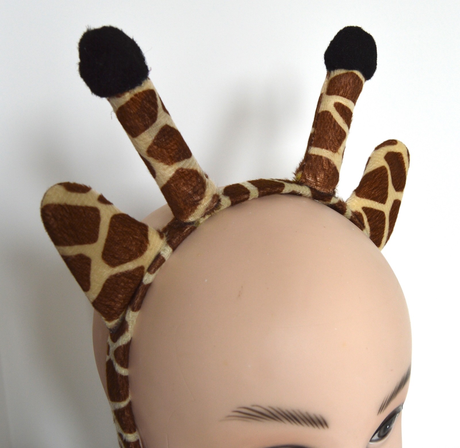NEW Brown Giraffe Ears Aliceband Fashion Party Hen Stag Fancy Dress Animal Book