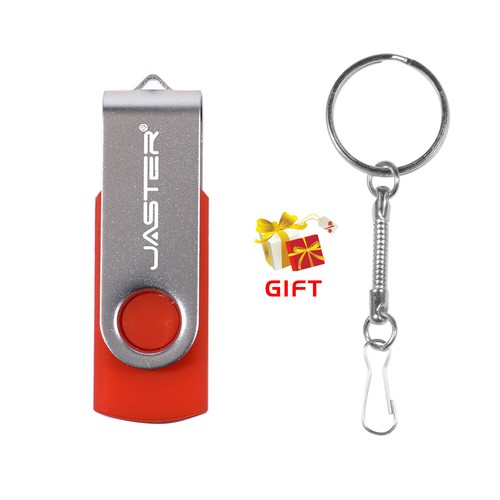128 GB 64 GB 32 GB USB2.0-Flash-Laufwerk kostenlos individuelles Logo Metall drehbar Schlüsselanhänger Hülle - Bild 10 von 16