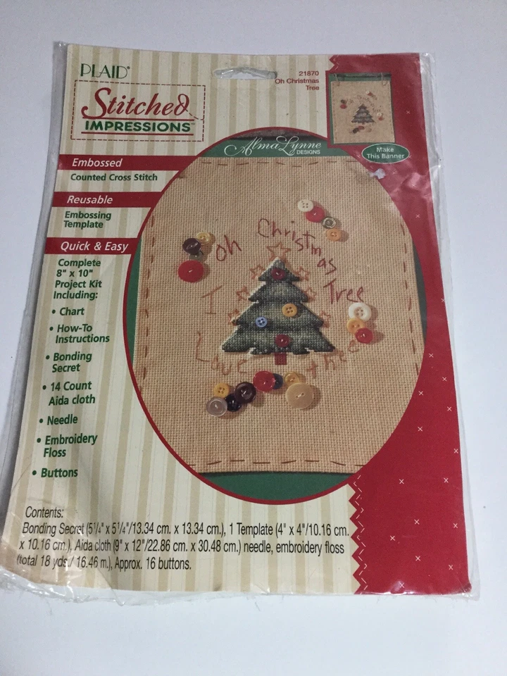 XMAS Stitched Impressions Counted Cross Stitch 4 Kits 21870 21874 21871 21875 - Image 3 of 4