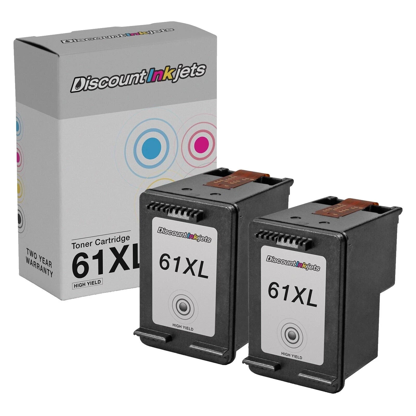 HP 61 Black Printer Ink Cartridges