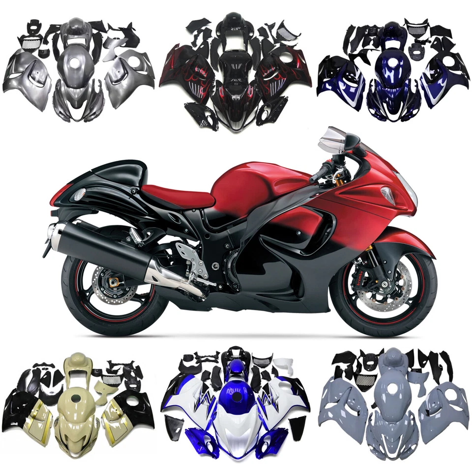 Carenados de plástico ABS para carrocería de inyección Hayabusa 2008-2020 Suzuki GSXR1300 Foto 2 de 4
