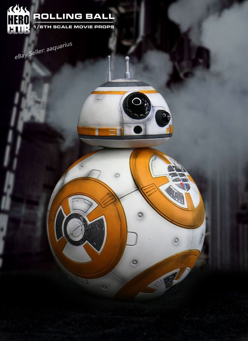スターウォーズ　BB-8　1/6サイズ　ローリングボール　HERO CLUB Hero Club 1/6 Star Wars BB-8 BB-8 Rolling Ball BB-8 | eBay