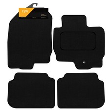 Car Floor Mats For Mitsubishi Colt 2009-2013 Fully Tailored Carpet Black 4Pc