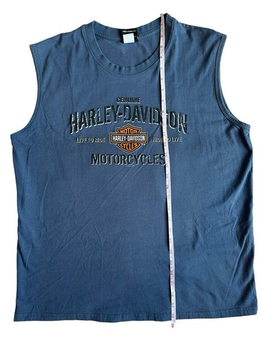 Harley Davidson Berts Barracuda Sleeveless T-Shirt Mens Size XL - Picture 3 of 6