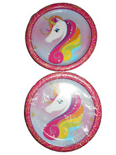 Unicorn Two Packs Of 18 Each Party Plates
