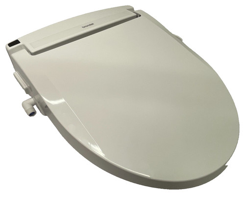 Brondell Round Bidet Toilet Seat White LE99-RW