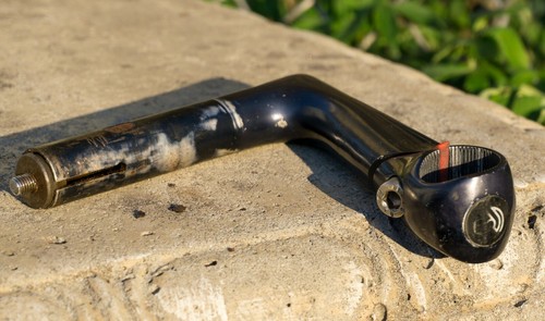 Cinelli XA Stem Black 130mm 26.4 Road Bike Racing 1980s Vintage Bianchi Columbus - Picture 3 of 5