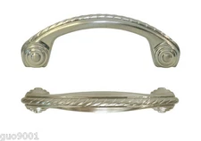 Satin Nickel Kitchen Bathroom Cabinet Drawer  3" Pull Knob Brushed Nickel